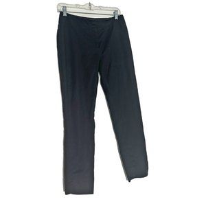 Chico's Black Straight-Leg Cotton-Blend Pants Size 0